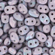 SuperDuo Beads 2.5x5mm Matte - Opaque Nebula